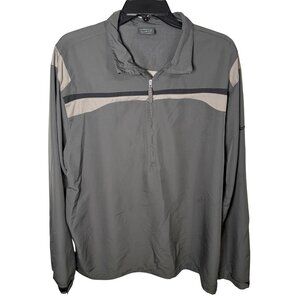 Nike Golf Men’s XL Gray 1/2 Zip Pullover Lightweight Windbreaker Athletic Jacket